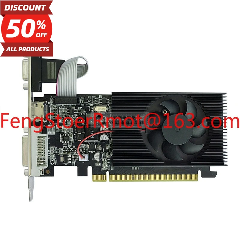 New GT730 4g 740 2G DDR3 small chassis bright computer graphics card 610 210 1G knife card half height