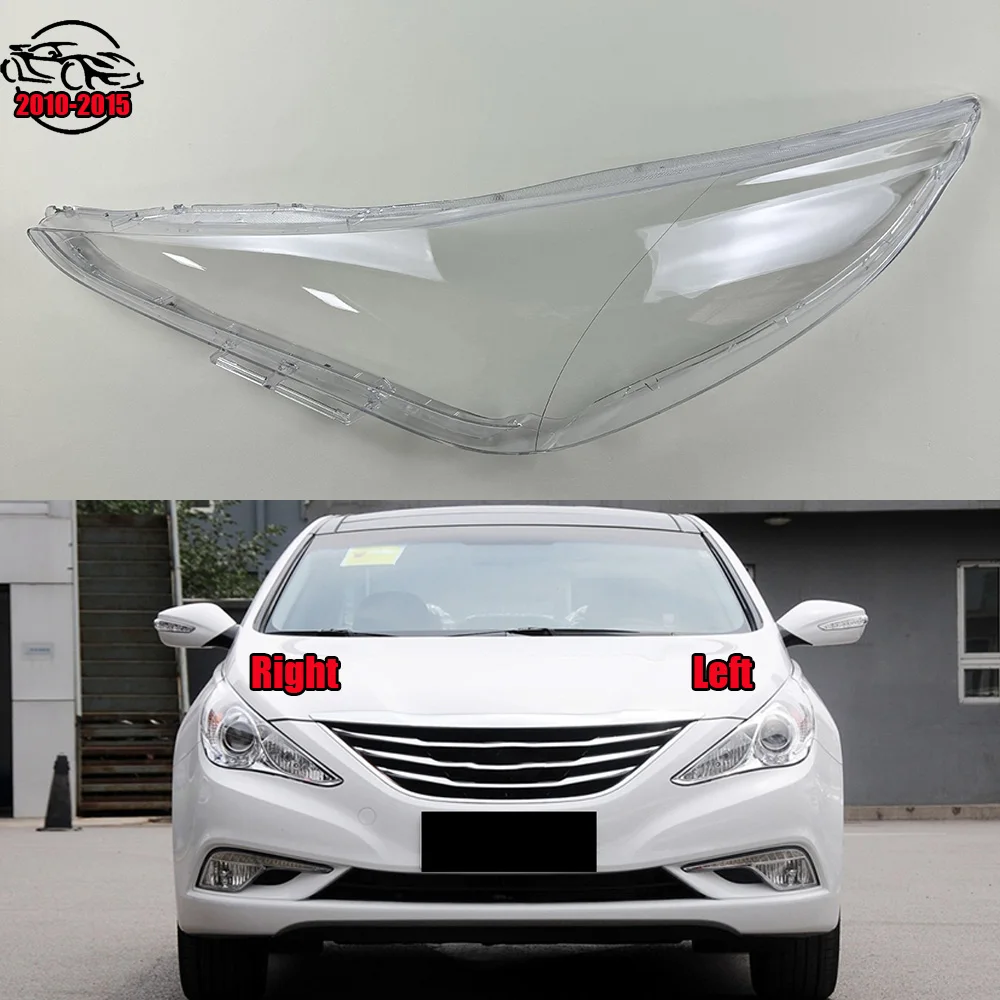 

For Hyundai Sonata 2010 2011 2012 2013 2014 2015 Front Headlight Shell Headlamp Transparent Lampshade Cover Lens Plexiglass