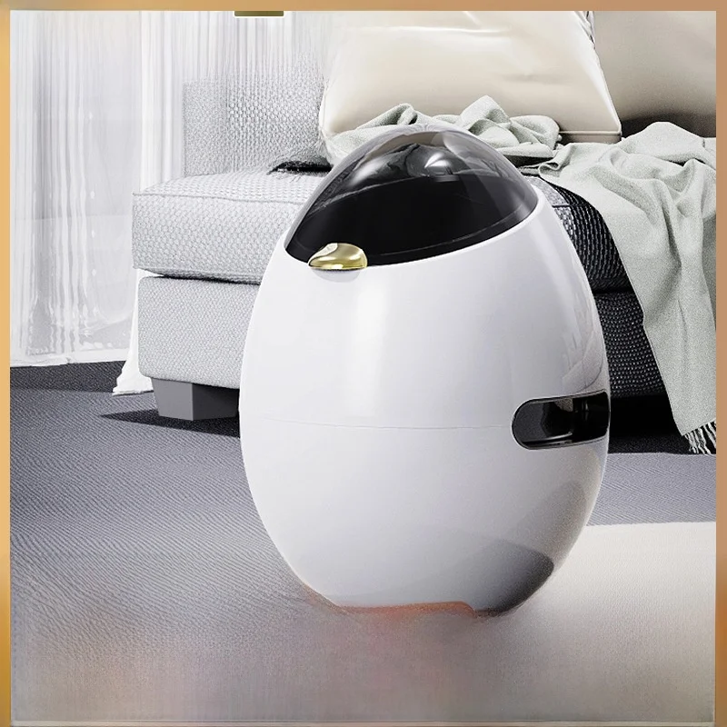 

Утолщенное пластиковое креативное круглое мусорное ведро для гостиной и офиса, контейнер для домашнего мусора, канцелярские принадлежности, пылезащитный чехол