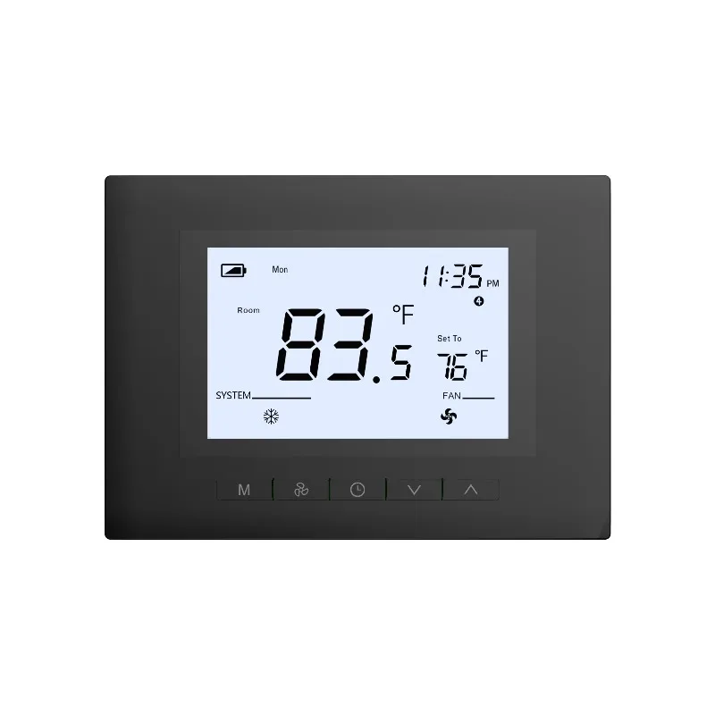 

Smart 7-Day Programmable Timed Heating/Cooling Controller for Air Conditioning Floors Constant Temperature Sensor Control