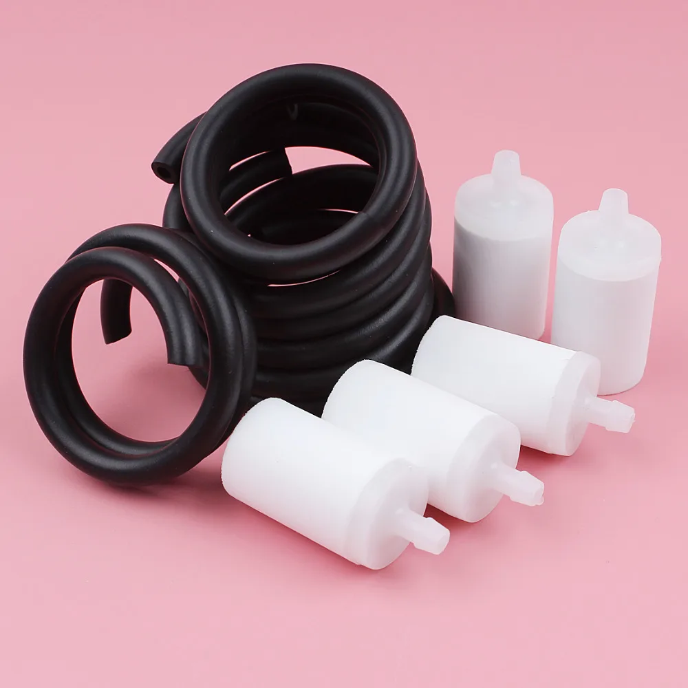 5 Set Fuel Filter Line Hose Kit For Husqvarna 61 66 261 268 362 365 371 372 XP 372XP Chainsaw Spare Parts