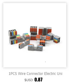 1 Stück eins in mehreren aus Klemmen block Anschluss dose Serie Kabel elektrische Steck verbinder Plug-in spleißbare Splitter Führungs schiene – Detail 24
