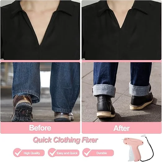 Luxury Version of the Fast Clothing Tag Gun with Hard Case, Clothing Label Machine with 2500 Barbs, 6 Needles, S Clothing and Apparel Price Tag Gun - 2500Pcs/1100Pcs Barbs (2 Set Options) view 4