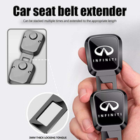 Mini Car Seat Belt Clip Extender Safety Seatbelt Lock Buckle Plug Auto Accessories For Infiniti Q30 Q50 Q60 Q70 QX30 QX50 QX60