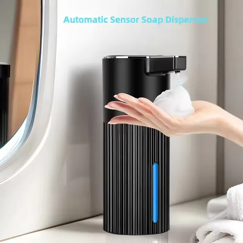 Automatic Soap Dispenser Touchless Foaming Dispenser USB Rechargeable Wall-mounted Induction Liquid Hand Sanitizer Disperser