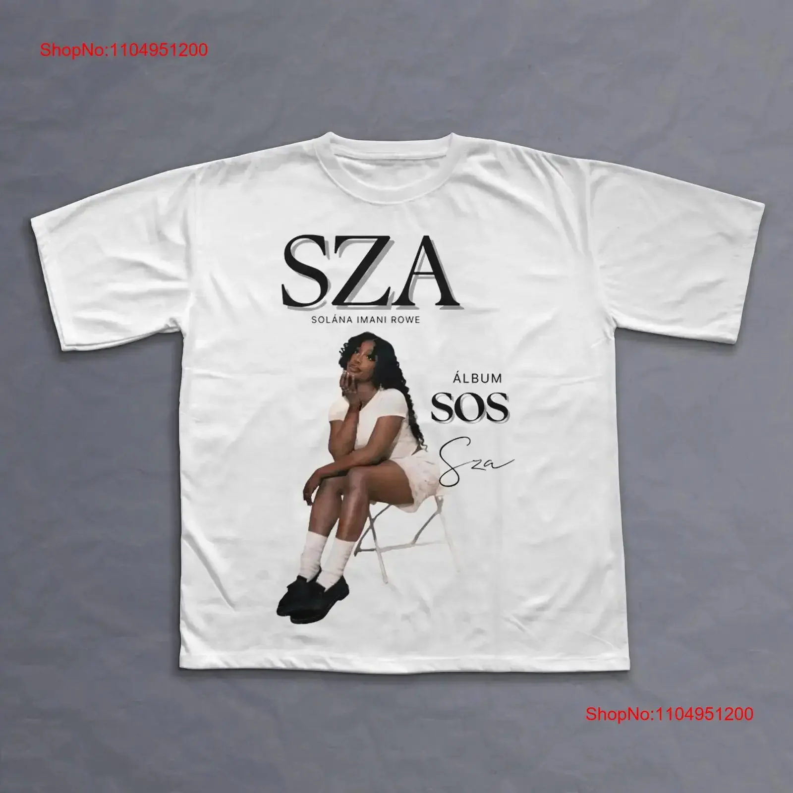 

SZA SOS T shirt Merch Rap CTRL unisex gift Concert SweaT vintage Washed Slightly Stretched Comfortable Stylish homme