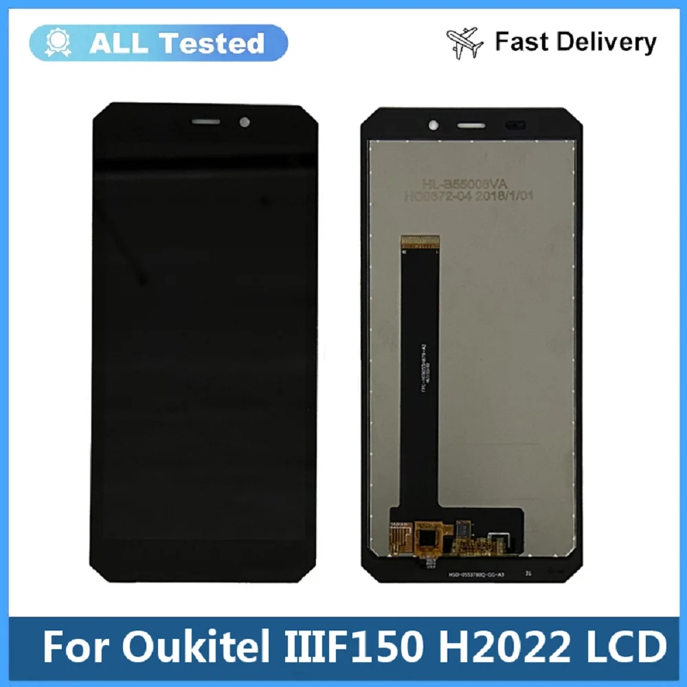 For IIIF150 H2022 LCD Display Touch Screen Digitizer Replacement For Oukitel iiif150 H2022 Full LCD Screen Assembly