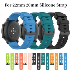 22mm 20mm Silikon armband für amazfit gtr/stratos/gts 4 Armband Armband Samsung Galaxy Uhr 6/5/4/3 Huawei Uhr 4/3/gt3 Band