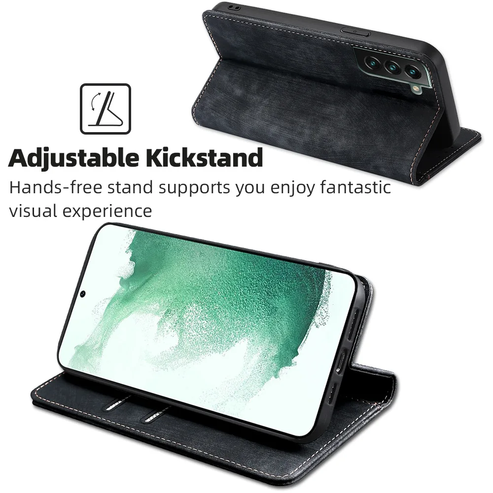 Brieftaschenhülle für Honor Magic 8 7 6 5 4 Lite, magnetische Flip-Handyhülle, Honor Magic 8 7 6 5 4 Pro, weiches PU-Leder-Coque – Detail 7