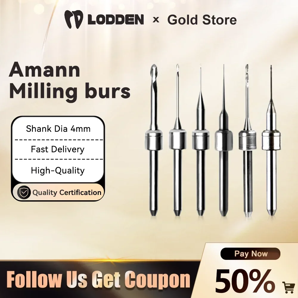 Amann Girrbach Dental Milling Burs D3 for Zirconia PMMA Dental Lab Milling Machine Grinding Material Drill Zirconia Diamond Tool