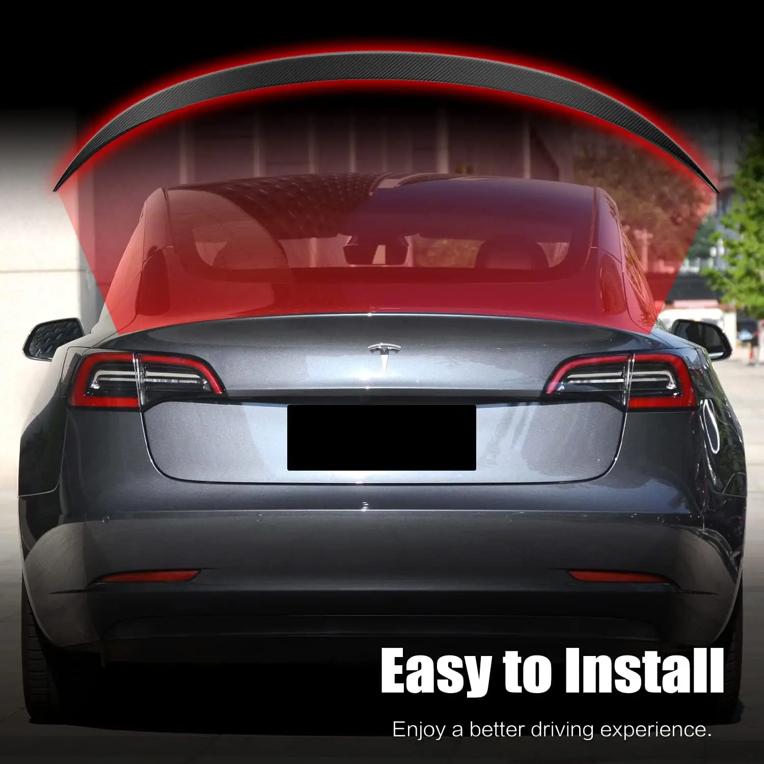 For Tesla Model 3 Highland 2024 Spoiler Model3 Highlander Real Carbon Fiber Original Trunk Wing Car Accessories