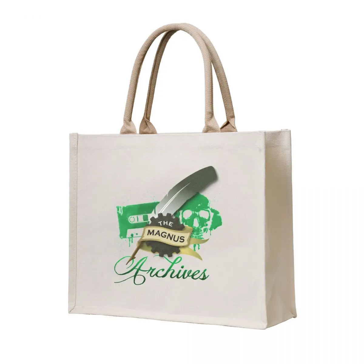 

The Magnus Archives Logo Tote Bag large size bags tote bag shopping cart bags Gift bags