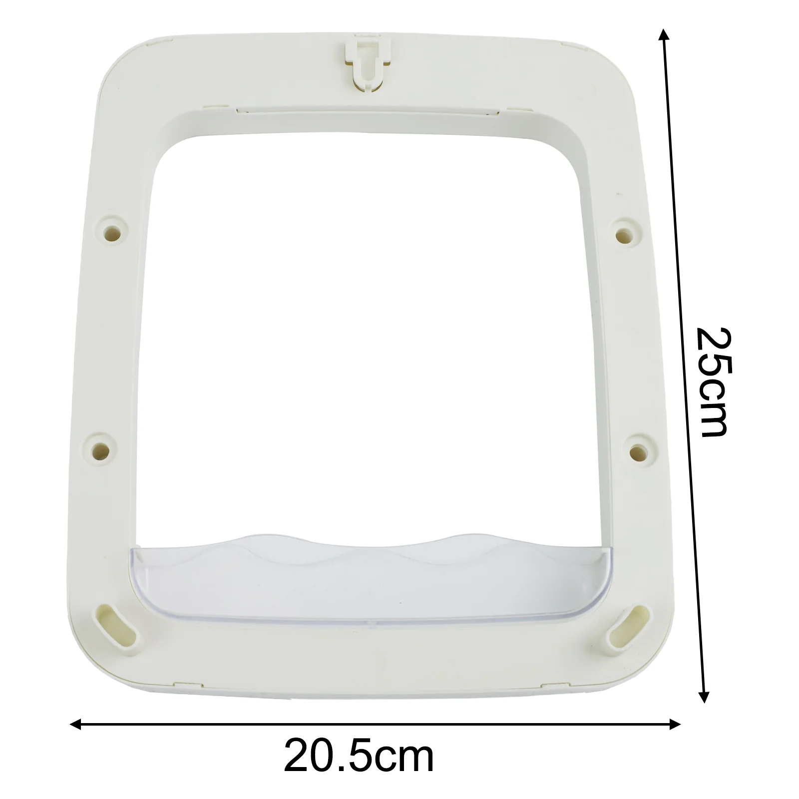 Cooking Storage Solution Pot Lid Holder Easy Access Pan Cover Holder 25x20.5x2.5cm Stickers Cabinet Door Mount