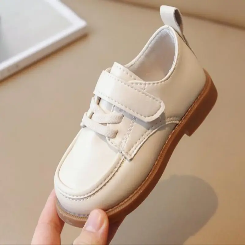 2024 scarpe in pelle per bambini per ragazzo scarpe Oxford formali moda pizzo Uo bambini ragazze mocassini abito da festa scarpe da sposa