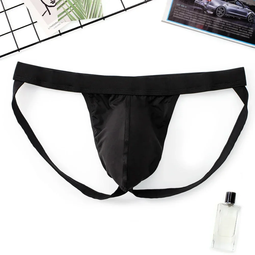 Men's Underwear Underwear Mid-rise Regular Sexy Slight Stretch Solid Color Thongs Black/White Casual Brand New