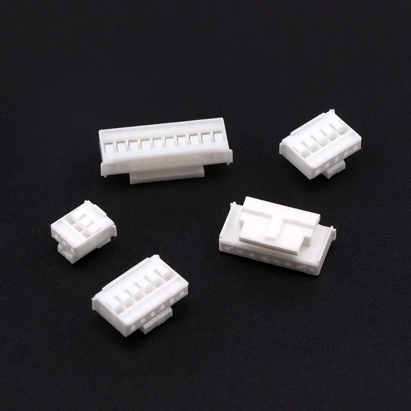 20PCS HY 2.0mm Pitch Plastic Shell Connector Plug Terminal Housing 2P /3/4/5/6/7/8P with Latch