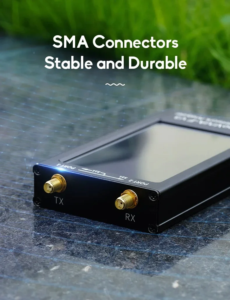 Векторный анализатор цепей NanoVNA-F V3, 1 МГц-6 ГГц, 4,3-дюймовый дисплей, HF, VHF, UHF, антенный анализатор VNA, 801 точек сканирования