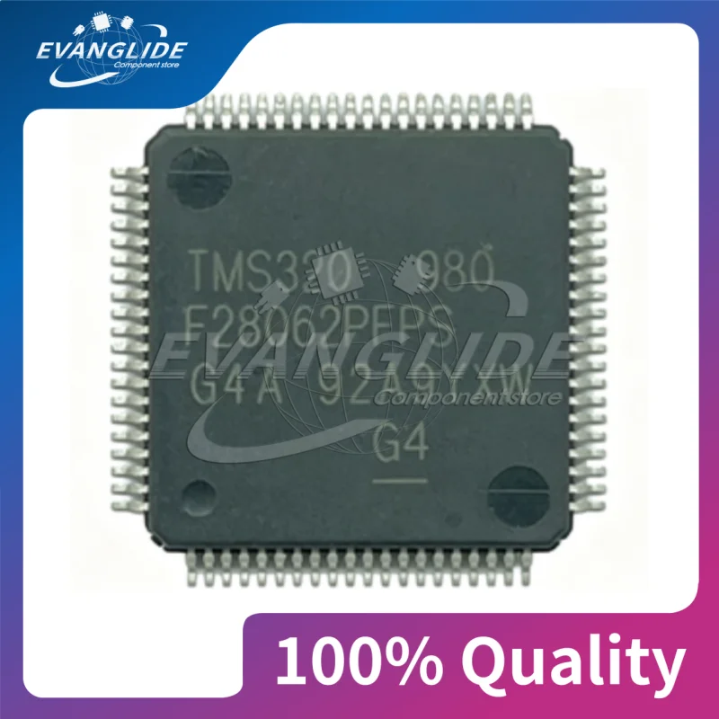 1 PCS TMS320F28062 Series TMS320F28062PFPQ/PFPS/PZPS/PZPQ/PZT QFP80 32 BIT MCU