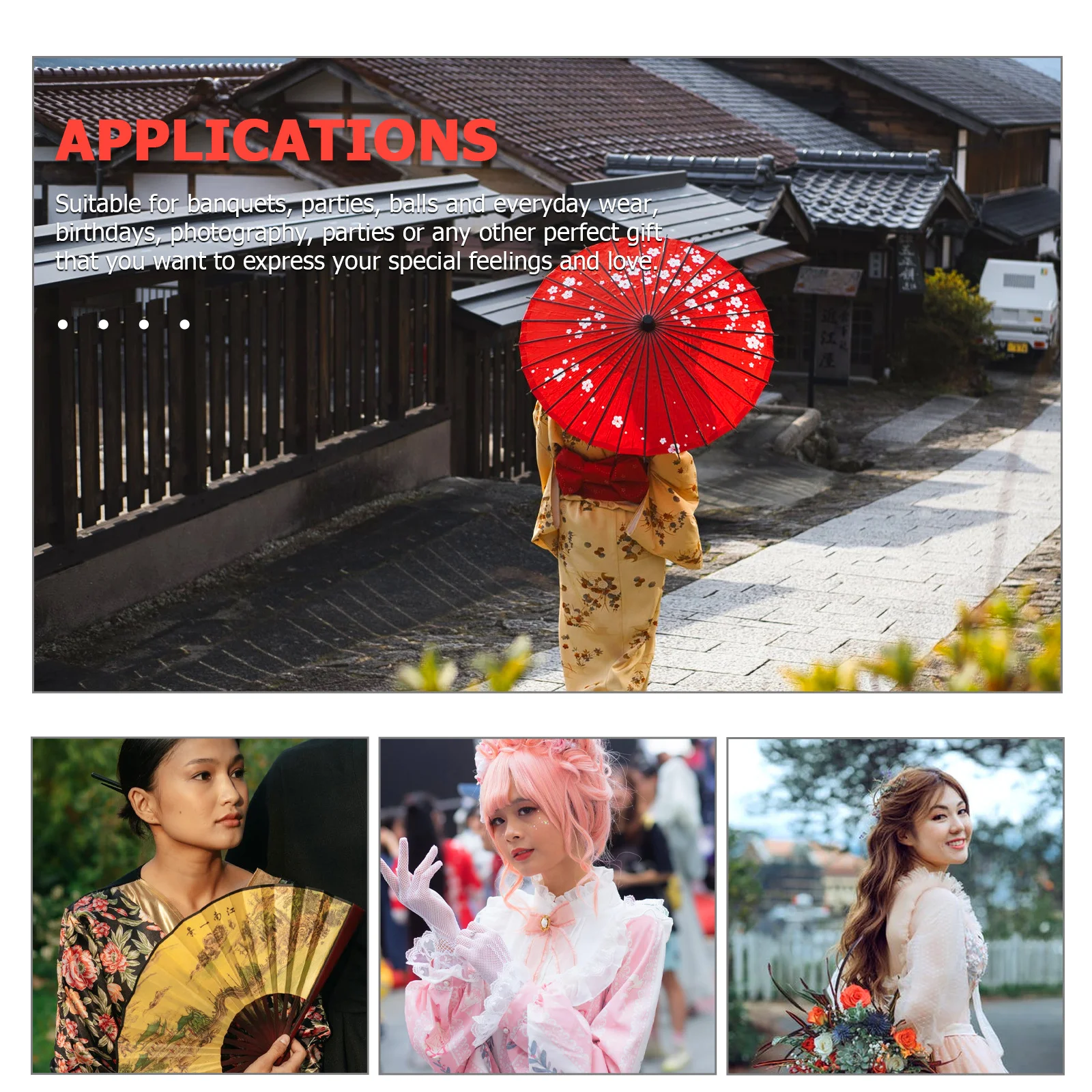 

Charming Japanese Style Flower Hair Clip Delicate Flower Design Hairpin for Prom Garden Parties Photography and Dates