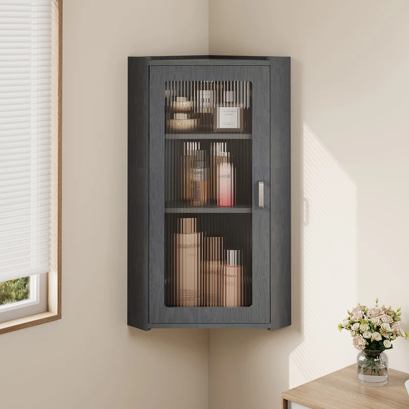 

Настенные полки для ванной комнаты, угловой шкаф для хранения, водонепроницаемый органайзер для душа, туалетный столик, зеркальный шкаф для хранения туалета