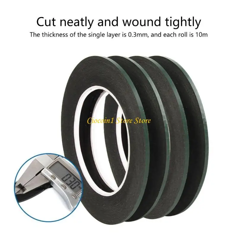 A3PC Super Sticky Double Sided Foam Adhesive Sealing Tape for Home and Office Repairs