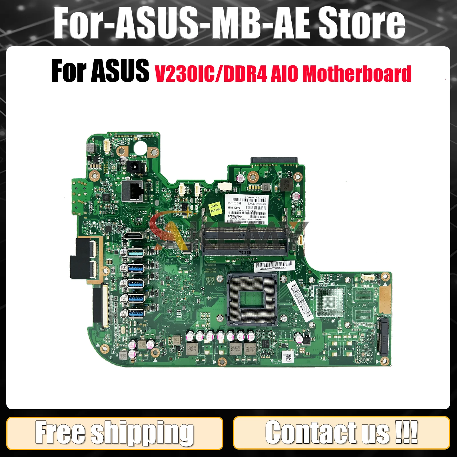 

Материнская плата V230IC/DDR4 для ASUS Vivo AiO V230IA V230I V230IC, материнская плата Цей товар в наличии, 100% тестирование, ОК, быстрая доставка
