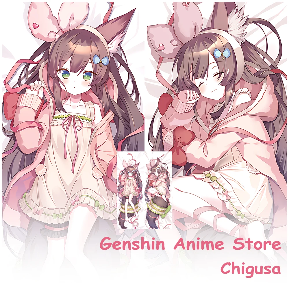 

Chigusa Anime Dakimakura Japanese Otaku Pillowcase Double Side Vtuber Hugging Body Pillowcase Cushion Cover Bedding Decor