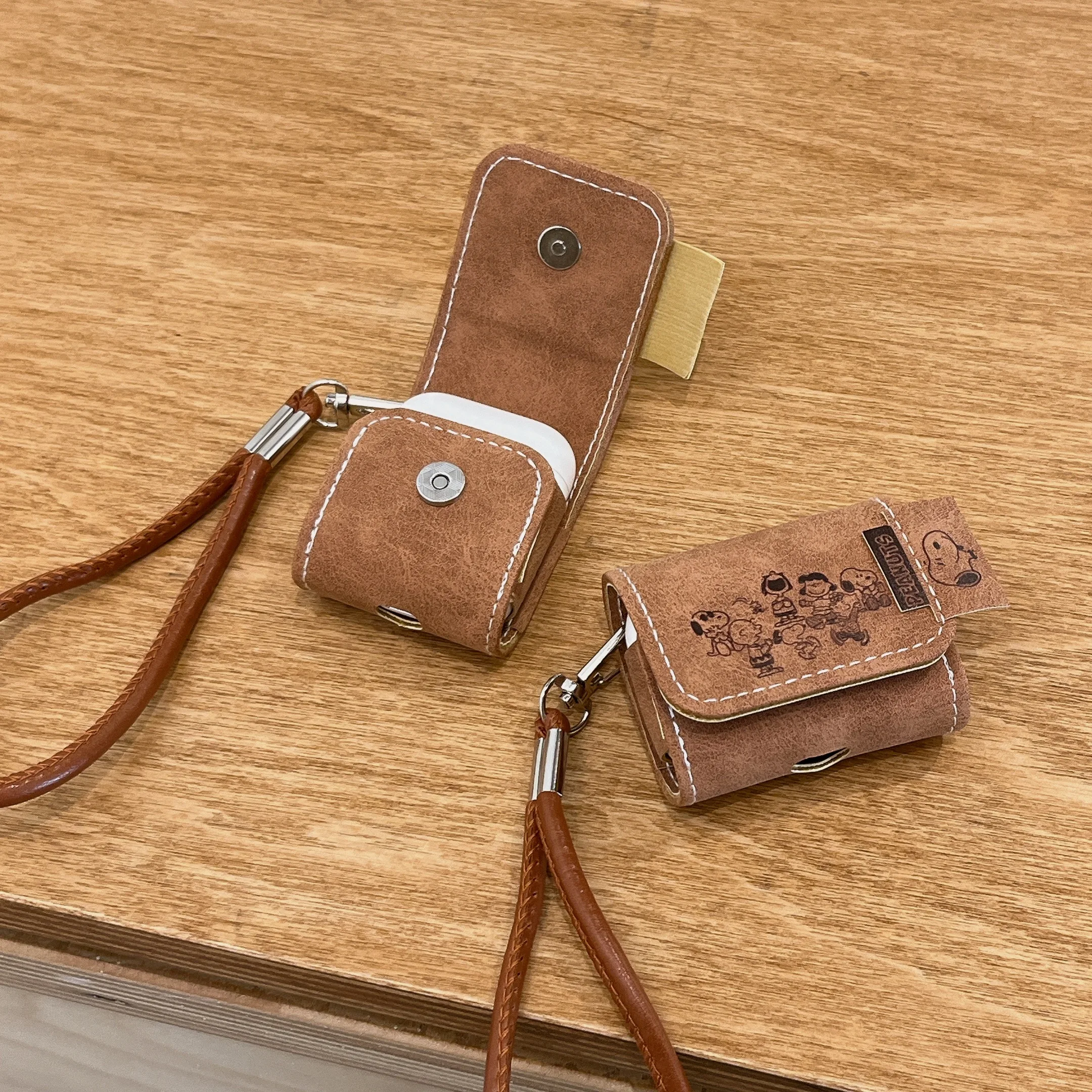 Cute Cartoon Snoopy Wireless Headset Protective Cover for AirPods 1 2 3 Pro Pro2 AirPods 4 Convenient Carrying