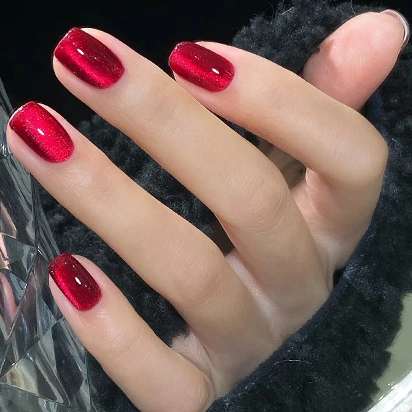 10ML Jesienny Długotrwały Wybielający Specjalny Uniwersalny Lakier Hybrydowy w Kolorze Szklanych Koralików, Kamień Szlachetny, Krwawoczerwony, na Boże Narodzenie i Halloween