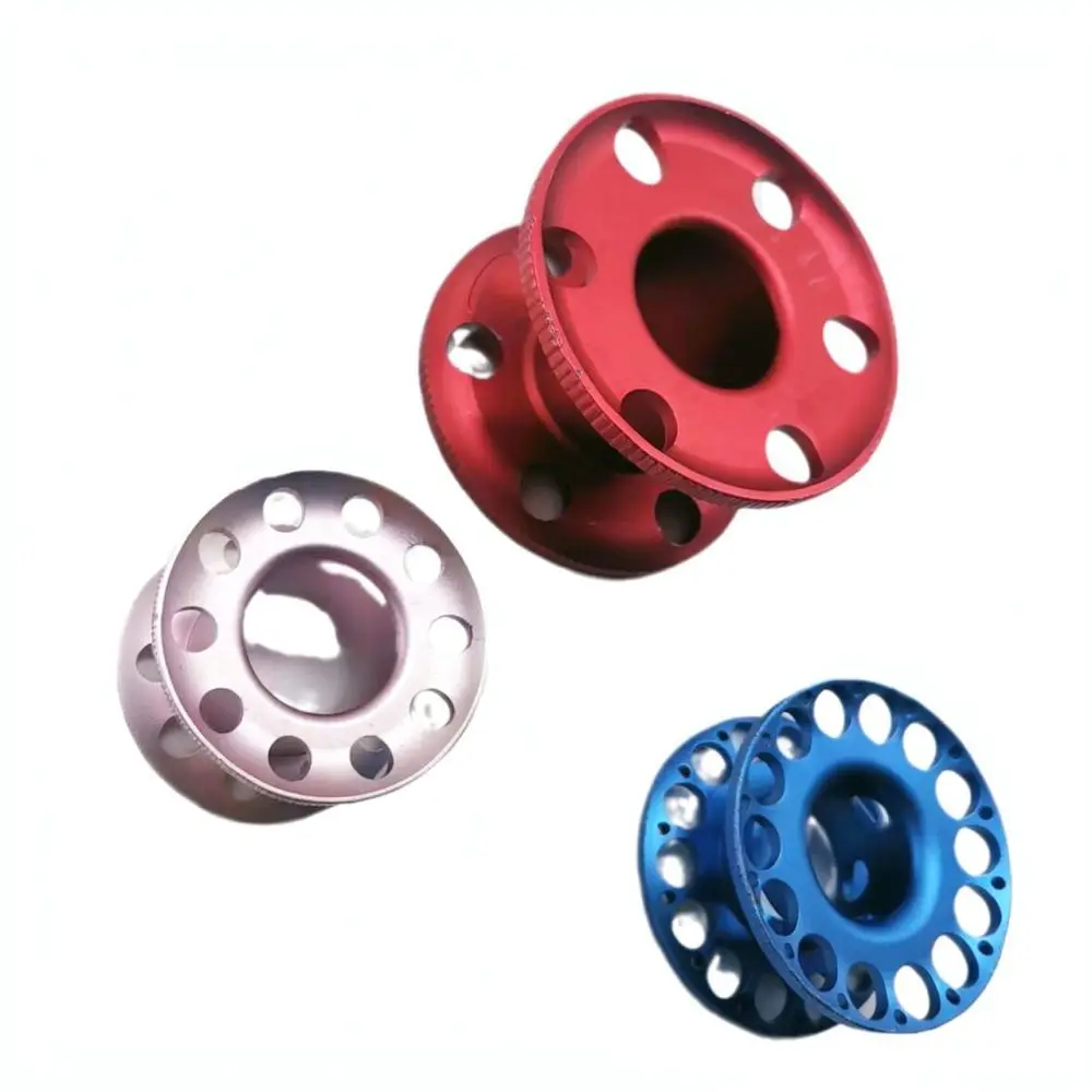 Scuba Diving Spool Aluminum Alloy Cnc Crafted Underwater Snorkeling Line Winder Essential Sport Equipment Gear