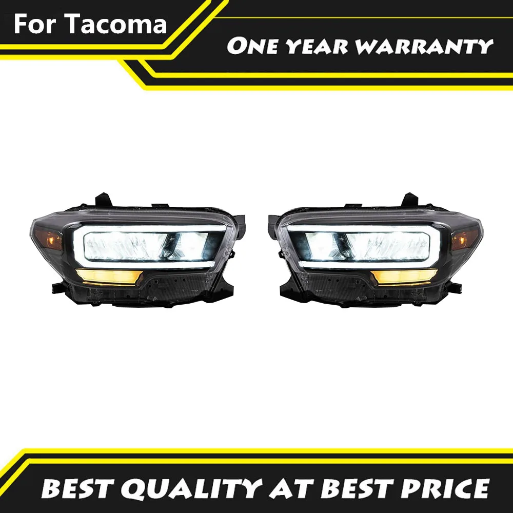 

Car Full LED Headlights Fit For Toyota Tacoma 2015-2022 Modified Front Head Light Assembly Headlamp Accessories