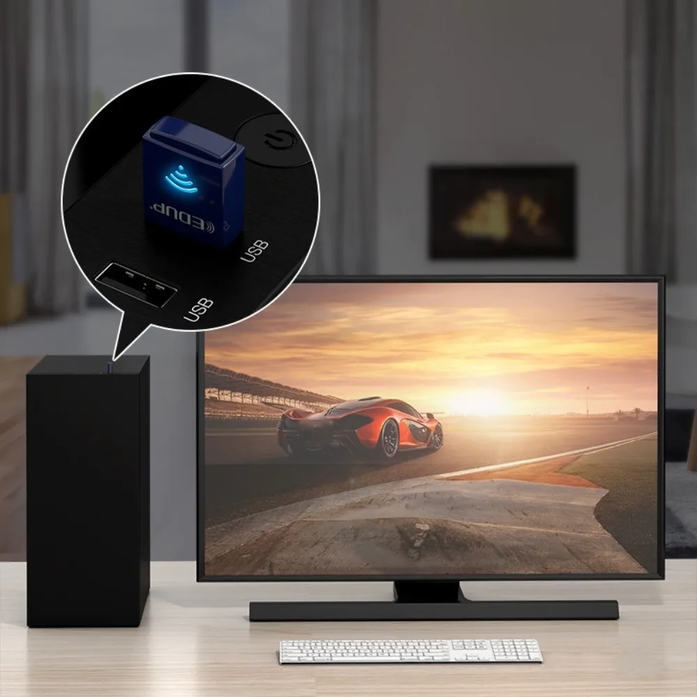 150Mbps Mini WiFi Adapter Bluetooth 4.0 Mini USB USB Network Card 2.4G Driver Free Wireless WiFi Receiver Home Office