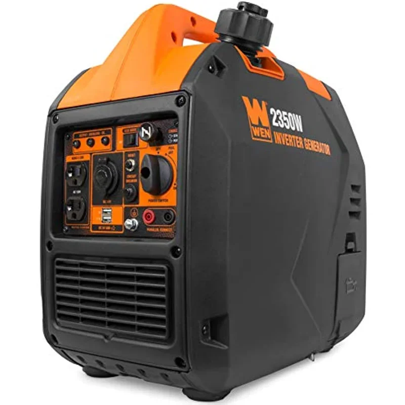 

WEN 56235i Super Quiet 2350-Watt Portable Inverter Generator with Fuel Shut Off, CARB Compliant, Ultra Lightweight, Black