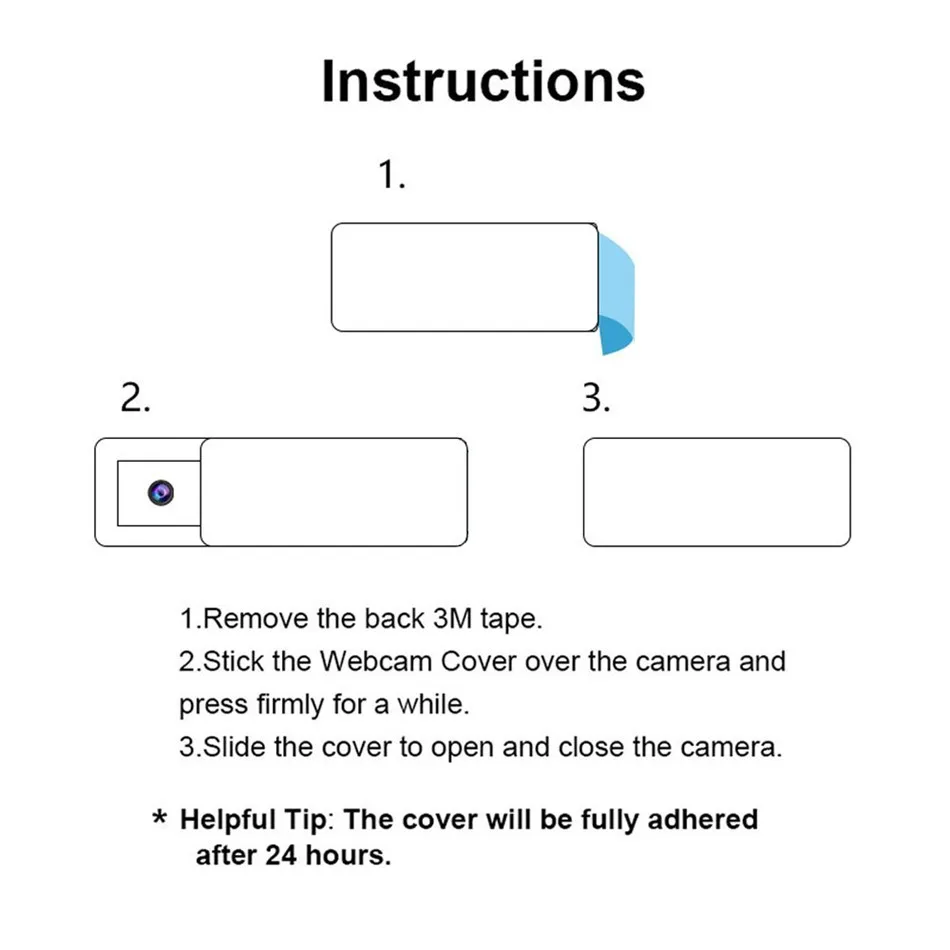 Cubierta antiespía para cámara web, pegatina de privacidad para todos los teléfonos, iPhone, iPad, PC, Macbook, tabletas, portátiles, 1/5/10/20 Uds.