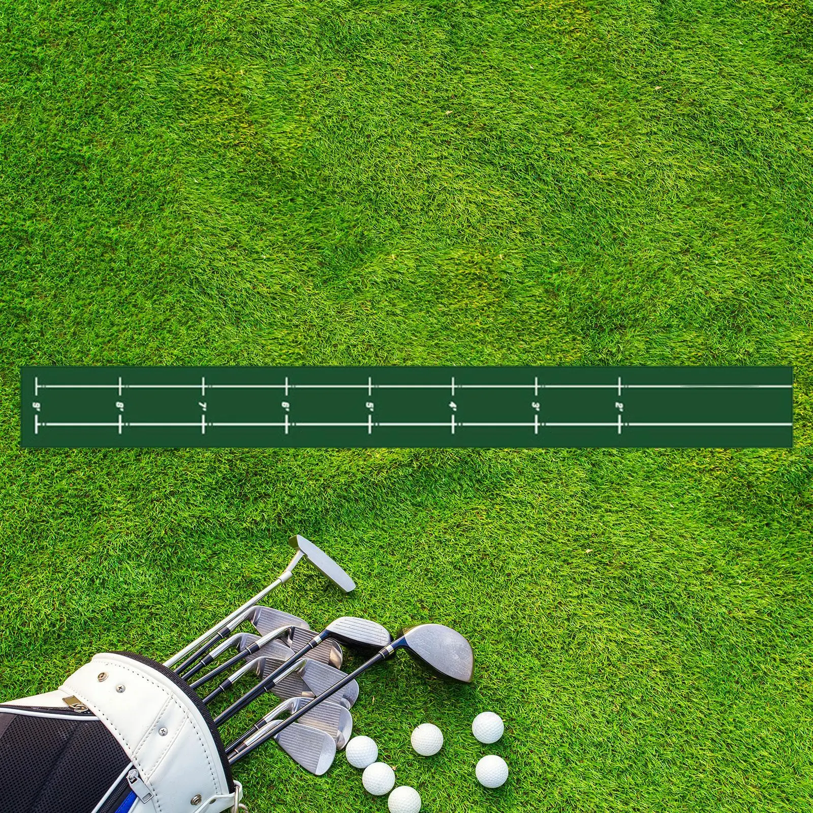 Portable Golf Putting Pad Foldable Practice Mat Lightweight Training Aid for Home Office Mini Golf Accessory
