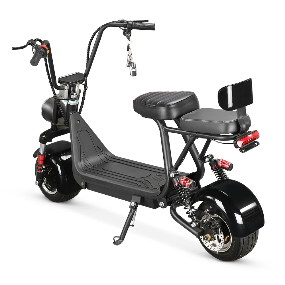 China Cheap Customized Citycoco 48V 20Ah 1000W Dual-Wheel Adult Electric Scooter Motorcycle 35km/h Max Speed view 5