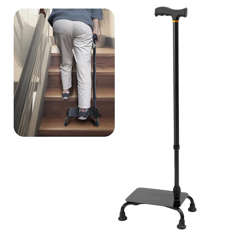 Adjustable Elder Cane Stairway Aid Walking Sticks Non-slip Walking Sticks For The Elderly Stair Steady Stairs Assist Aid