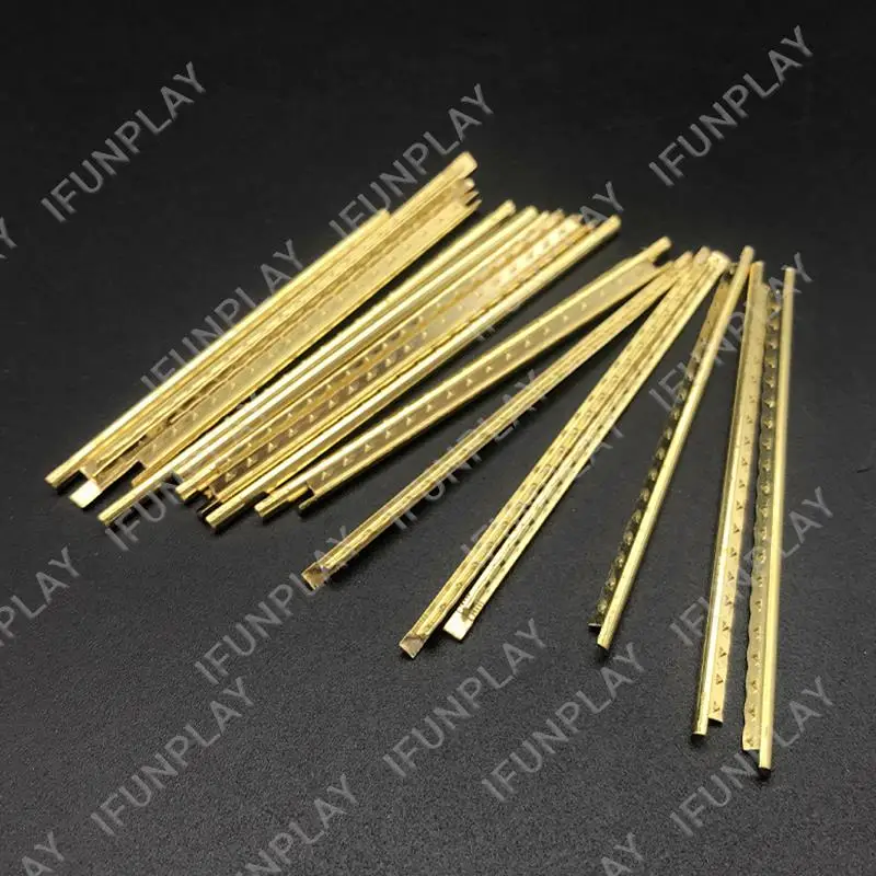 Brass Classical Guitar Frets Guitar Fret Wire Set Width 2.0-2.2mm Gold Classical Guitrra Accessories