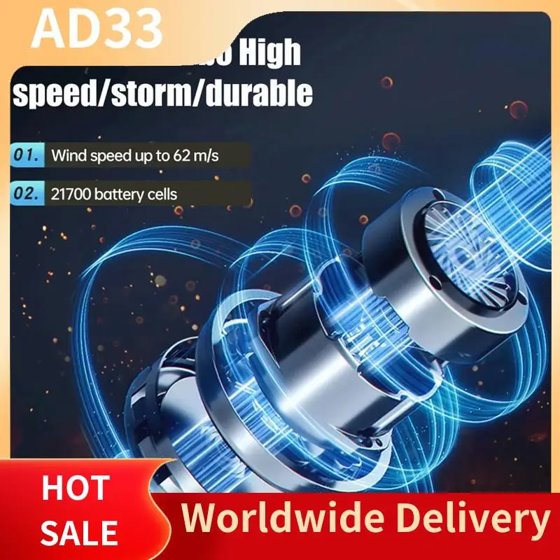

Top Deals Powerful Blower High Speed Duct Fan Turbo Jet Fan 140000 RPM Wind Speed 52M/S Turbo Fan Brushless Motor Violent Blower