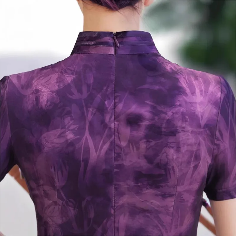 Chinesischer Wind Xi Mutter Hochzeit Cheongsam senden Testkleid