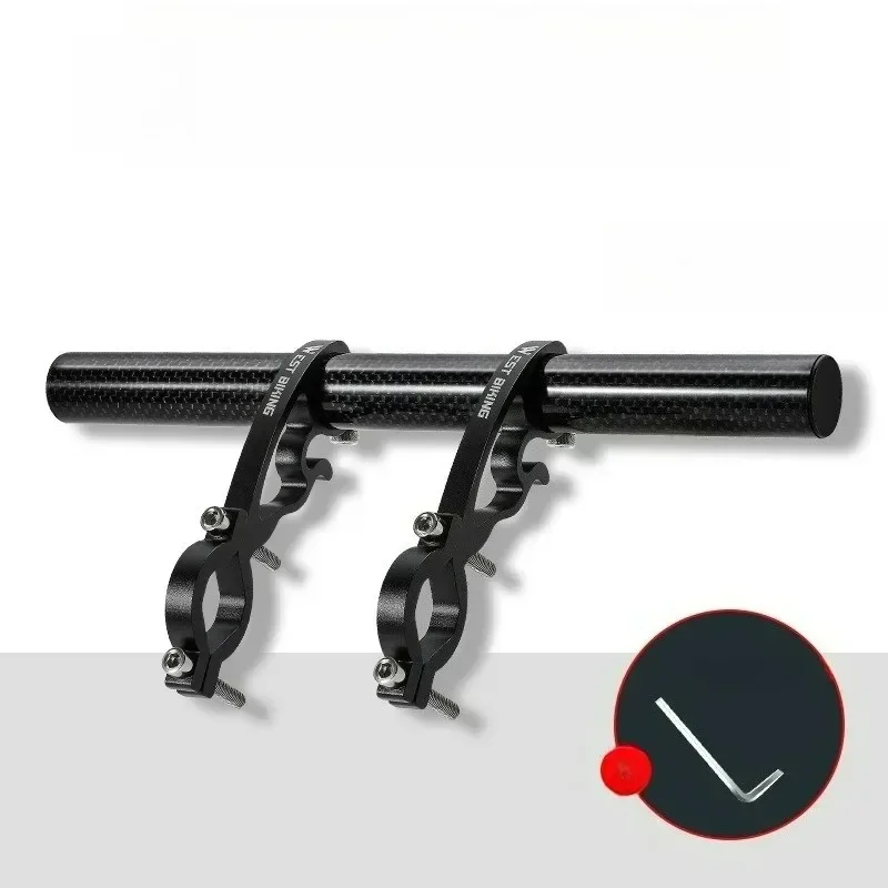 

For Bar Bike Computer Light Phone Stand Carbon Handlebar Extender Road Bike Integrated Handle Aluminum Extension