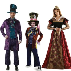 Snailify alice in wonderland costume Boys Mad Hatter Family Halloween cosplay Through The Looking Glass