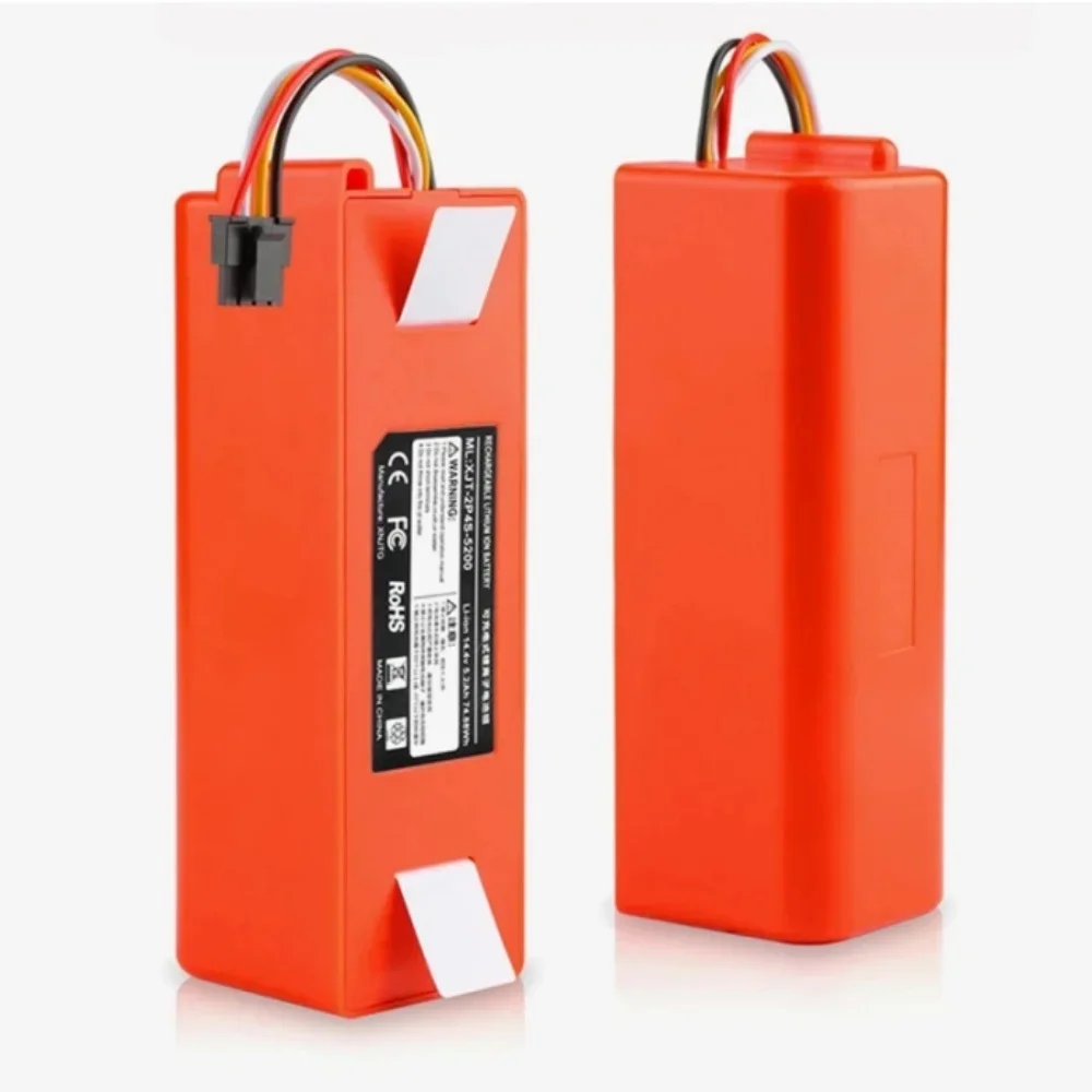 New 14.4V 5200mAh Li-ion Battery Replacement for XIAOMI ROBOROCK Vacuum Cleaner S50 S55 S60 S65 S5MAX S6 S7 Q5 Q7 MAX S7 MAXV