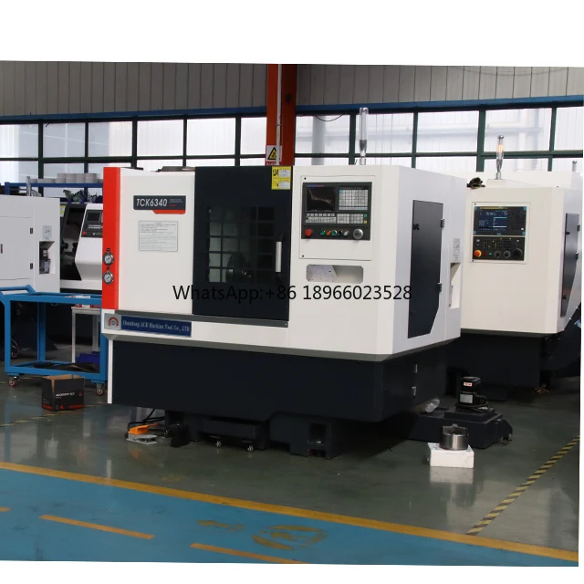 Precision inclined bed CNC lathe Automatic feeder  CNC Fanuc Machine Industrial metal CNC lathe TCK6340S