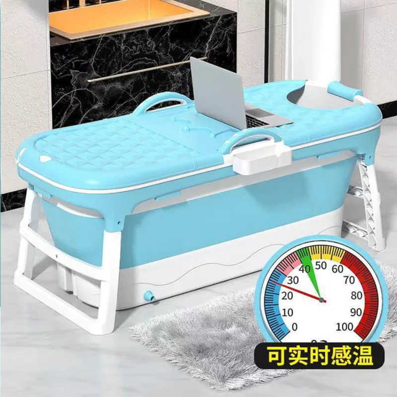 

Bath Tub Foldable Bath Tub Bath Artifact Household Large Bath Adult Whole Body Steam Bath Dual-use Bathtub