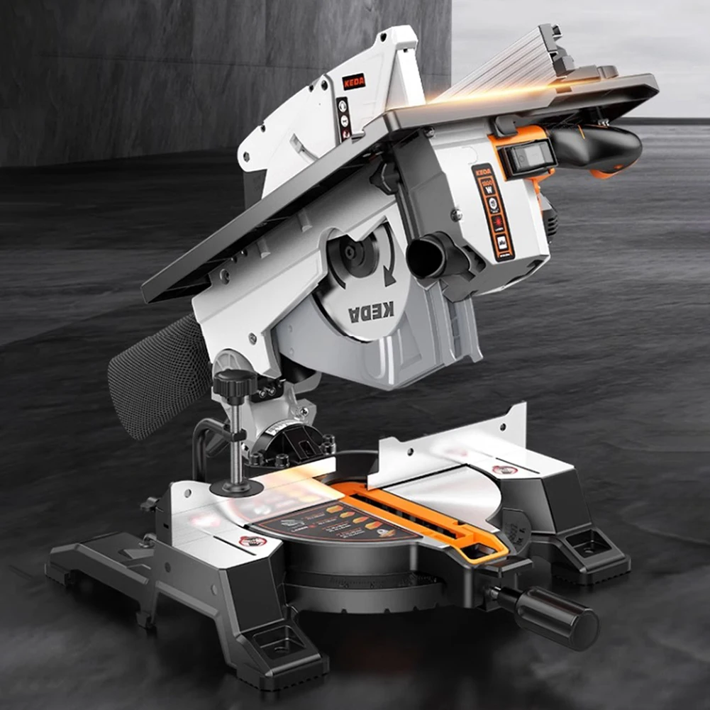 

Составная пила, 10-дюймовая торцовочная пила, настольная, 45 градусов, многофункциональный, 220 В, 1500 Вт, режущий станок, деревообрабатывающий алюминиевый станок