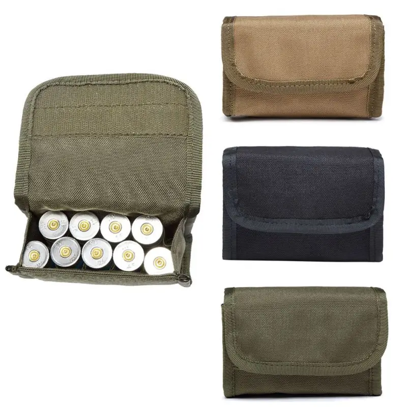 10 Grids Ammo Pouch Tactical Waist Bag 10 Rounds Bags Outdoor Hunting Multi-functional EDC Mag Molle Pouch