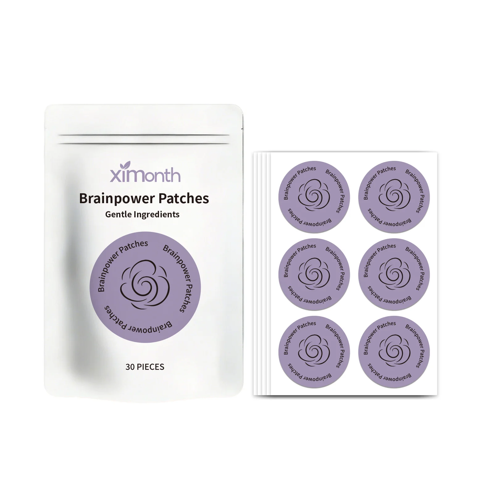 30pcs Energy Patches Daily Energy Boost Relieve Fatigue Breathable Portable Body Care Stickers For Work Travel Sports