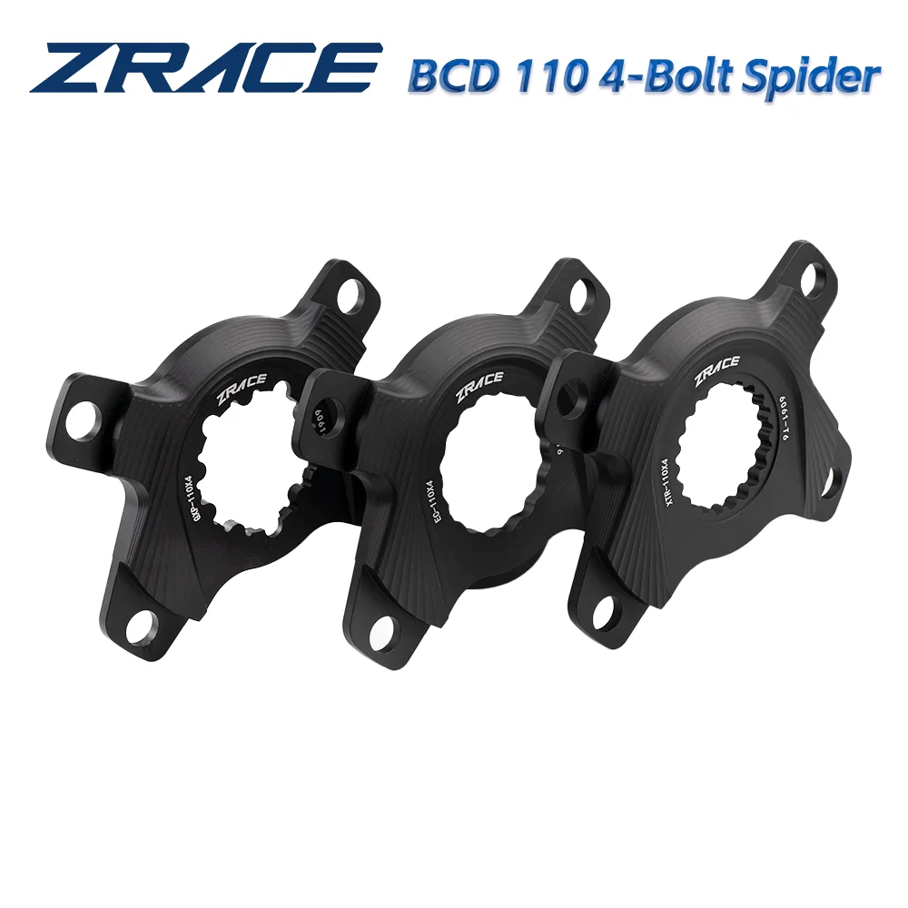 ZRACE UNCHAINED Direct Mount BCD110 4-Bolt Spider for 105 ULTEGRA DURA-ACE Chainring, BCD110 4-Bolt Chainrings