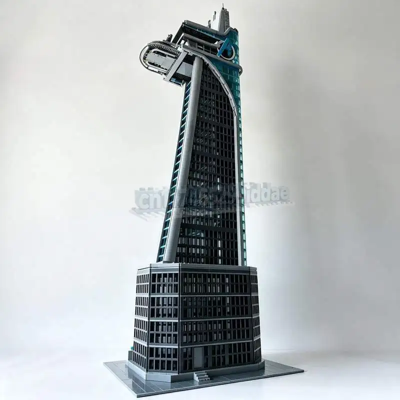 10744PCS Super Tall Tower Skyscraper MOC Custom Building Blocks Model DIY Creative Assembly Puzzle Urban Collection Display Gift
